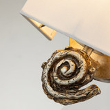 Swirl Small Sconce in Silver By Lucas + McKearn Swirl Small Sconce in Silver By Lucas + McKearn