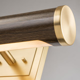 Coates Dark Wood Finish Large Picture Light By Lucas + McKearn Coates Dark Wood Finish Large Picture Light By Lucas + McKearn