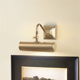 Leo 1 Light Small Picture Light in Aged Brass By Lucas + McKearn