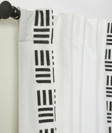 Gramercy Motif Curtain Ivory by Ellora Casa by India's Heritage
