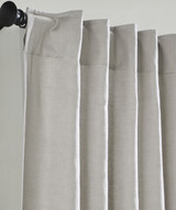 Kendall Linen Cotton Curtain in Natural by Ellora Casa by India's Heritage