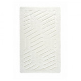 Graccioza Villari Bath Rug in Snow