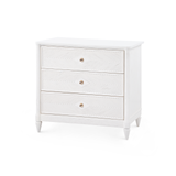 Villa & House - Felicity 3-Drawer End Table, Glazed Whisper White Villa & House - Felicity 3-Drawer End Table, Glazed Whisper White