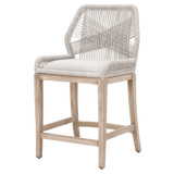 Essentials For Living - Loom Counter Stool in Taupe & White