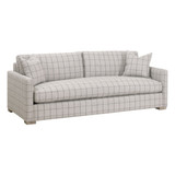 Essentials For Living - Clara 86" Slim Arm Sofa - Performance Windowpane Cement, Natural Gray Oak Essentials For Living - Clara 86" Slim Arm Sofa - Performance Windowpane Cement, Natural Gray Oak