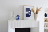 Villa & House - Columbina Vase, Blue and White Villa & House - Columbina Vase, Blue and White