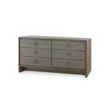 Villa & House - Wesley 6-Drawer, Light Mocha Shimmer Weav