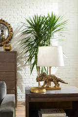 Villa & House - Titus Lamp Without Shade Antique Brass Villa & House - Titus Lamp Without Shade Antique Brass