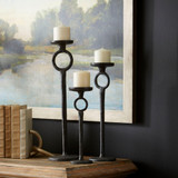 Large Duke Candleholder in Rust by Cyan Design