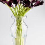 Medium Rocco Vase in Clear by Cyan Design