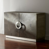 Volonte Cabinet in Weathered Oak & Stainless Steel by Cyan Design Volonte Cabinet in Weathered Oak & Stainless Steel by Cyan Design