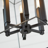 Large Hyperion Chandelier – 6-Light in Black by Cyan Design