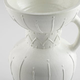 Medium Ravine Vase in White by Cyan Design