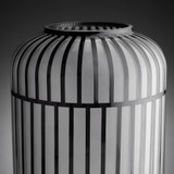 Lined Up Vase immense in Black by Cyan Design