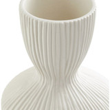 Small Bravo Vase in White by Cyan Design