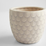 Small Nereus Planter in Natural Grey Short by Cyan Design