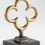 Small Folium Sculpture in Gold by Cyan Design