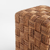 Medium Milos Ottoman in Brown by Cyan Design