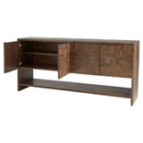Alta Console Table Designed by J Kent Martin in Cerused Walnut by Cyan Design