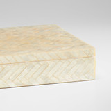 Large Triton Rectangle Box in Pearl by Cyan Design