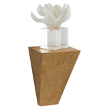 Small Doro Wall Shelf in Gold Leaf by Cyan Design