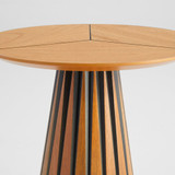 Bourbon Side Table in Medium Brown by Cyan Design