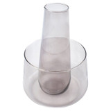 Water Drop Carafe & Bowl Designed by Thom Filicia in Smoked by Cyan Design