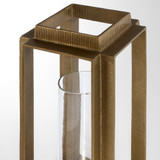 Large Graycliff Lantern Designed by J Kent Martin in Aged Brass by Cyan Design