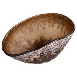 Callisto Bowl in Amber Brown by Cyan Design
