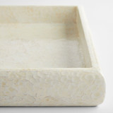 Small Celestial Tray in Eggshell - Square by Cyan Design