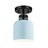 York 1 Light Duo-Mount Pendant in Black By Lucas + McKearn York 1 Light Duo-Mount Pendant in Black By Lucas + McKearn
