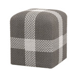 Essentials For Living - Cross Accent Cube in Dove Flat Rope