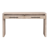 Essentials For Living - Halloway 2-Drawer Console Table in Natural Gray Acacia Essentials For Living - Halloway 2-Drawer Console Table in Natural Gray Acacia