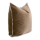 Essentials For Living - The Not So Basic 22" Essential Pillow, Caramel Velvet Essentials For Living - The Not So Basic 22" Essential Pillow, Caramel Velvet