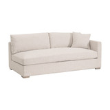 Essentials For Living - Newport Outdoor Modular 2-Seat Right Track Arm Sofa in LiveSmart Shapiro-Sand