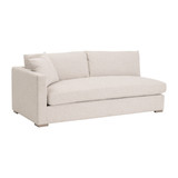 Essentials For Living - Newport Outdoor Modular 2-Seat Left Track Arm Sofa in LiveSmart Shapiro-Sand