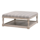 Essentials For Living - Townsend Upholstered Coffee Table in LiveSmart Walden-Stone Essentials For Living - Townsend Upholstered Coffee Table in LiveSmart Walden-Stone