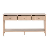 Essentials For Living - Highland 3-Drawer Console Table in Natural Oak Essentials For Living - Highland 3-Drawer Console Table in Natural Oak