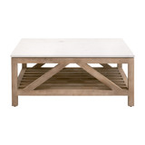 Essentials For Living - Spruce Square Coffee Table in Smoke Gray Pine Essentials For Living - Spruce Square Coffee Table in Smoke Gray Pine