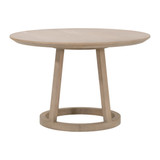 Essentials For Living - Reeves 48" Round Dining Table in Smoke Gray Oak