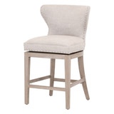 Essentials For Living - Milton Swivel Counter Stool in Performance Bisque French Linen Essentials For Living - Milton Swivel Counter Stool in Performance Bisque French Linen