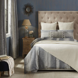 Ellora Casa by India's Heritage New York Shams in Grey