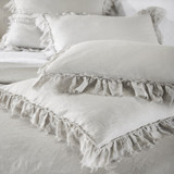 Ellora Casa by India's Heritage Belgian Shams in Grey