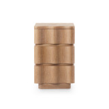 Villa & House - Vanessa Small 3-Drawer End Table, Almond