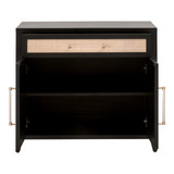 Essentials For Living - Holland Media Chest in Brushed Black Acacia