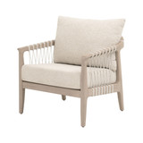 Essentials For Living - Pacific Outdoor Club Chair in White Speckle Flat Rope