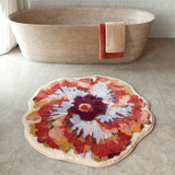 Hibiscus Bath Rug by Graccioza