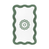 Egoist Border Monogram Bath Rug by Graccioza