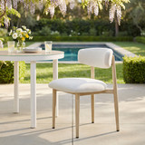 Zuo Modern Bege Dining Chair White