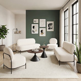 Zuo Modern Arendal Accent Chair Vanilla